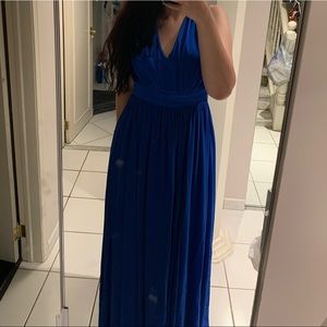Vera wang royal blue flowy dress - size 8